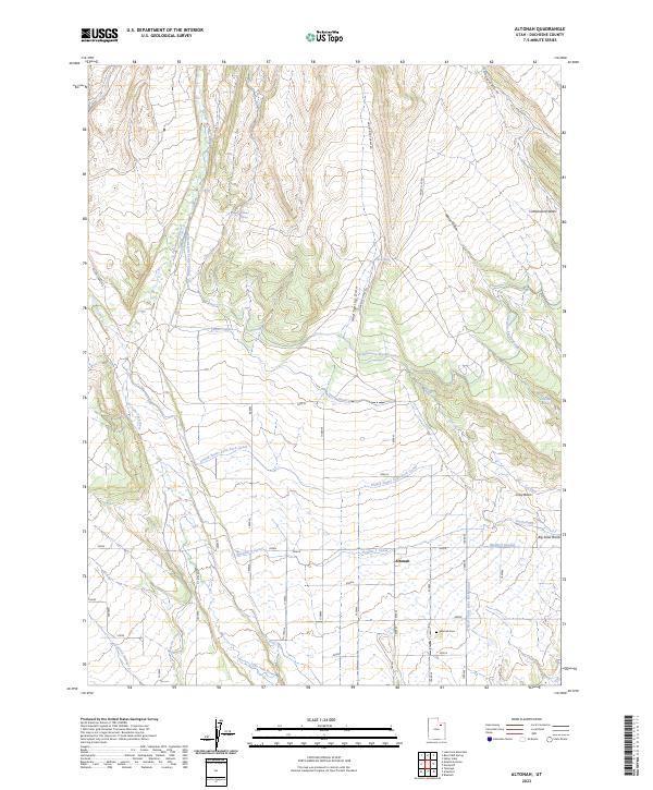 Altonah topographic map thumbnail