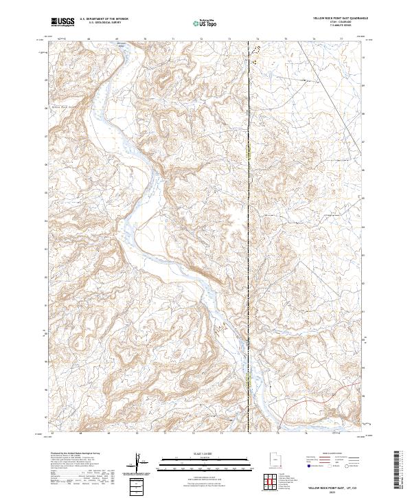 Yellow Rock Point East topographic map thumbnail