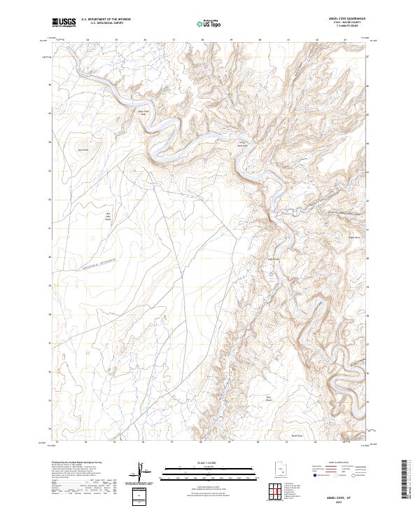 Angel Cove topographic map thumbnail