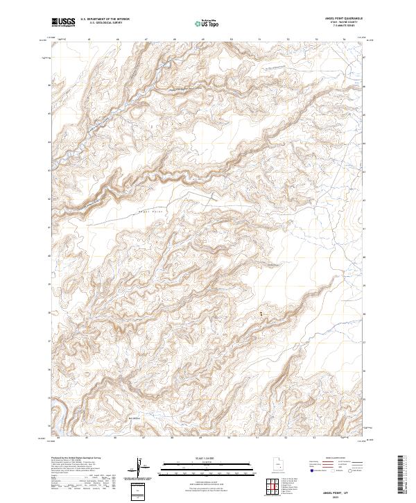 Angel Point topographic map thumbnail