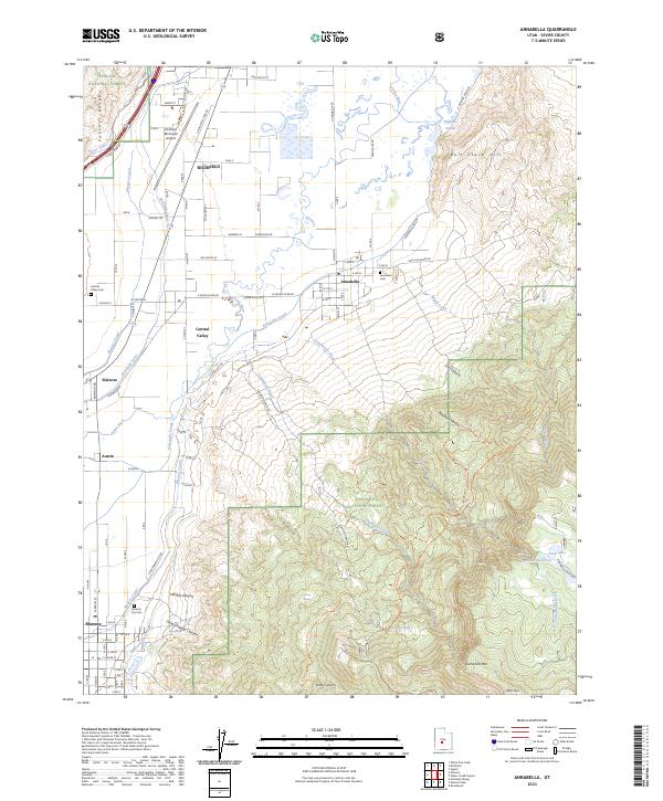 Annabella topographic map thumbnail