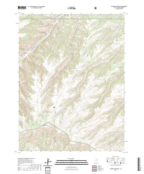 Anthro Mountain topographic map thumbnail