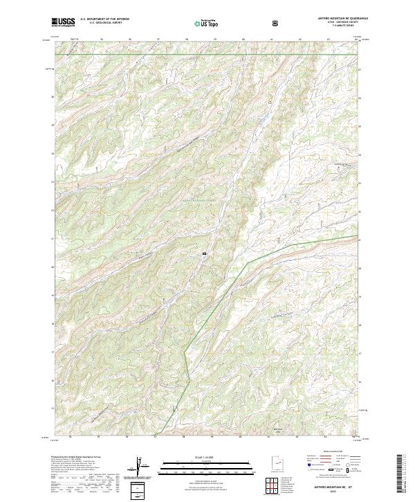 Anthro Mountain NE topographic map thumbnail