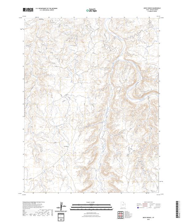Archy Bench topographic map thumbnail