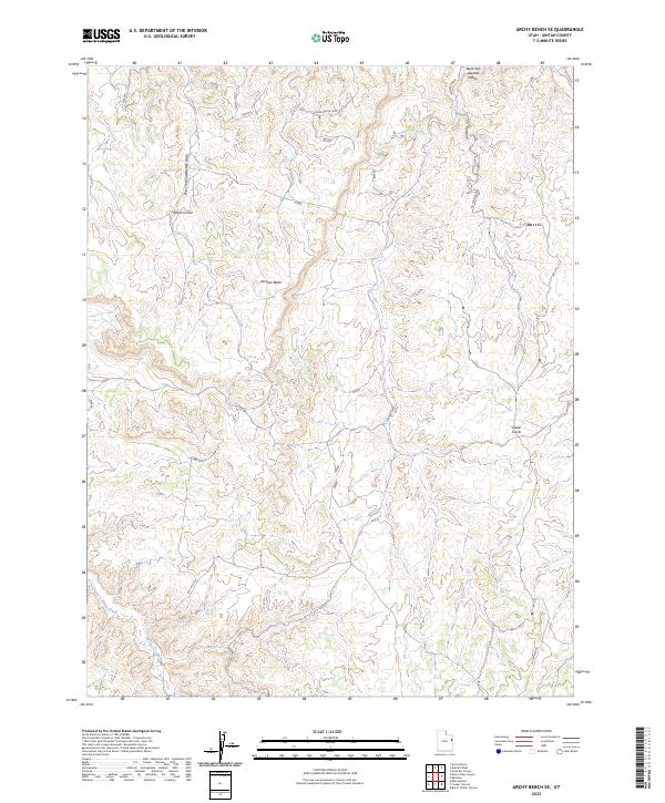 Archy Bench SE topographic map thumbnail