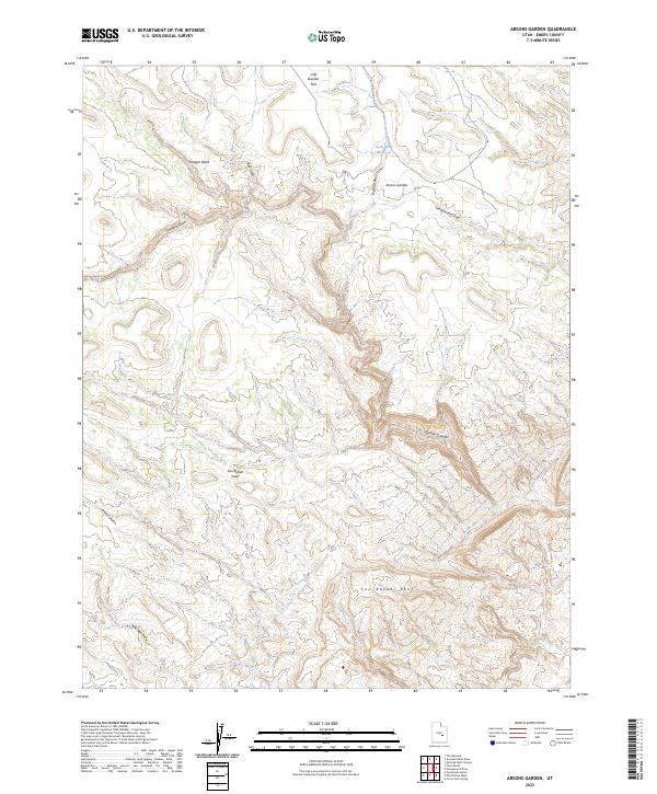 Arsons Garden topographic map thumbnail
