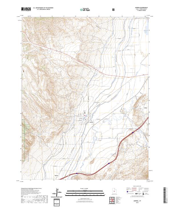 Aurora topographic map thumbnail