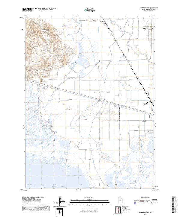 Bear River City topographic map thumbnail