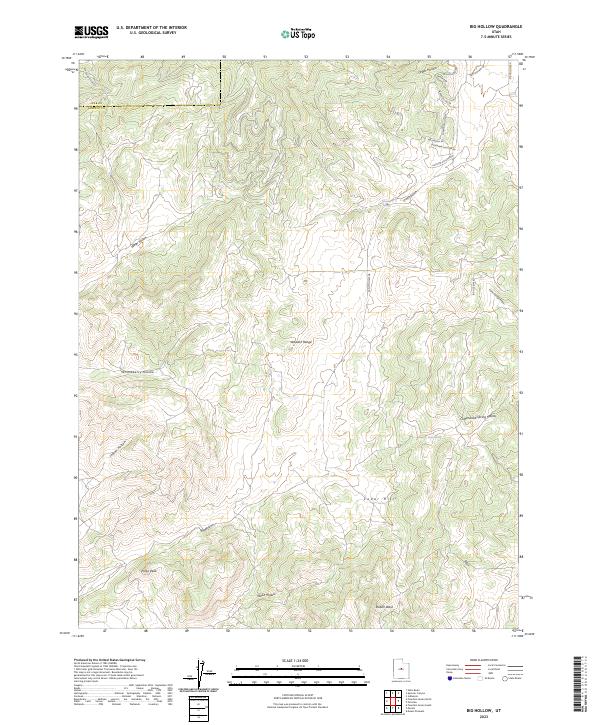 Big Hollow topographic map thumbnail