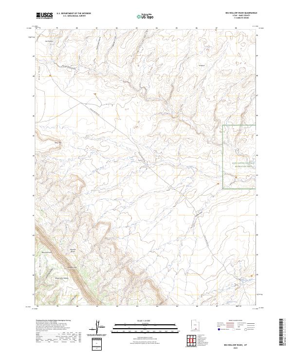 Big Hollow Wash topographic map thumbnail