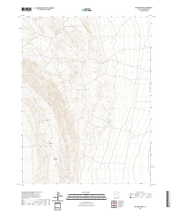 Big Horseshoe topographic map thumbnail