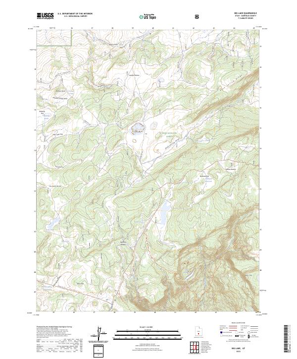 Big Lake topographic map thumbnail