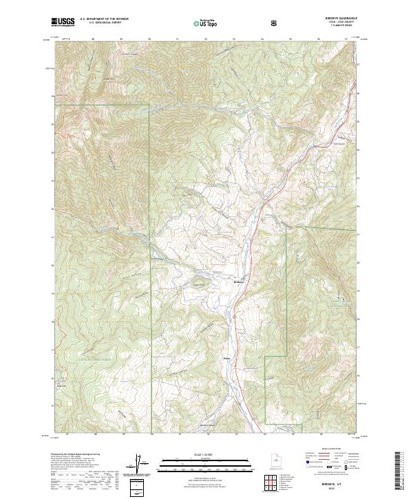 Birdseye topographic map thumbnail