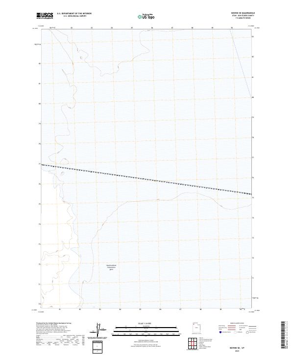 Bovine SE topographic map thumbnail