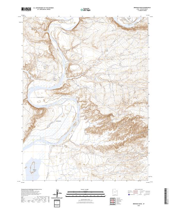 Brennan Basin topographic map thumbnail