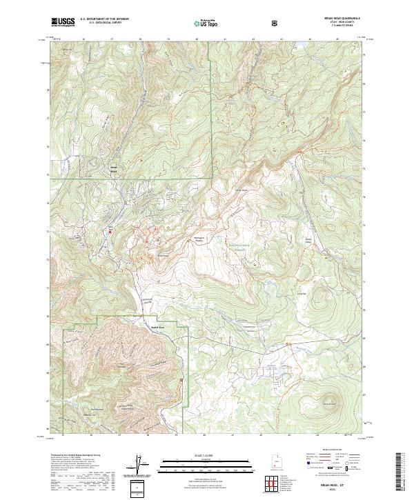 Brian Head topographic map thumbnail