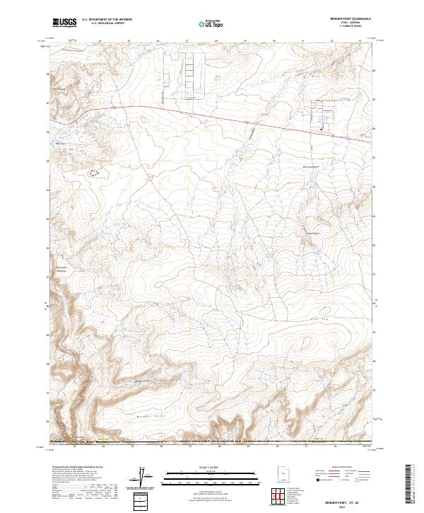 Bridger Point topographic map thumbnail