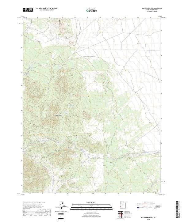 Buckhorn Spring topographic map thumbnail