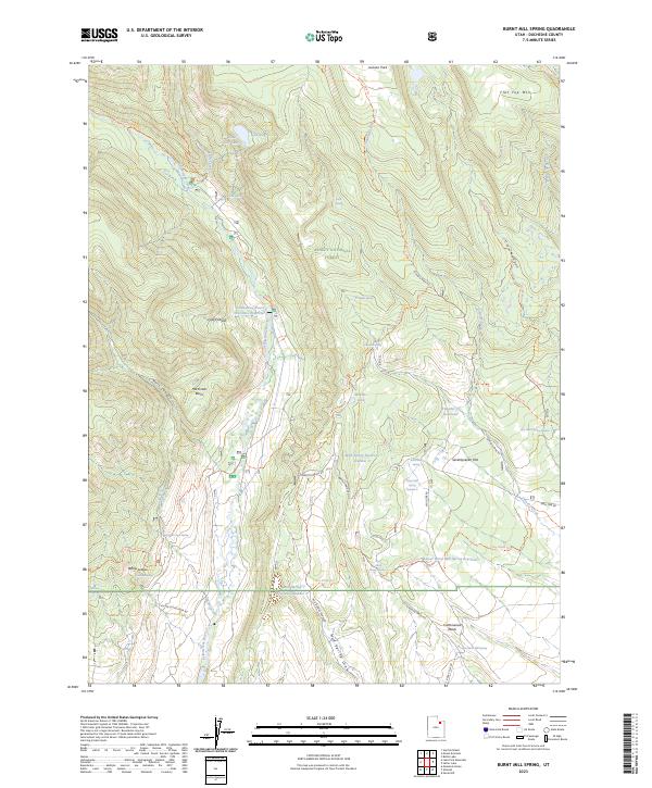 Burnt Mill Spring topographic map thumbnail