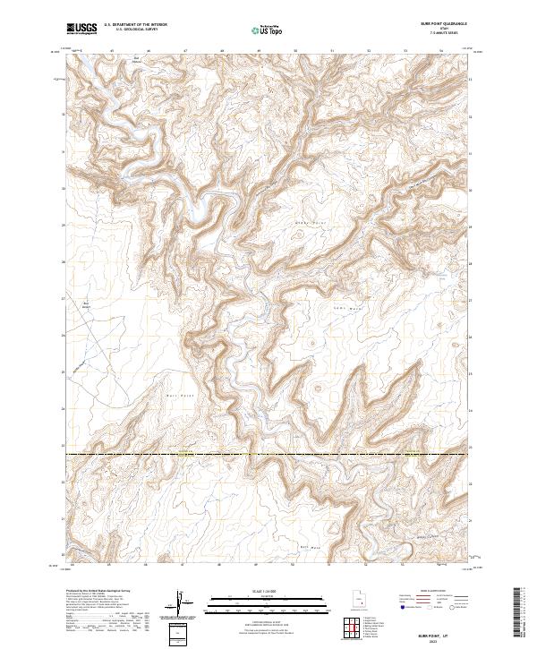 Burr Point topographic map thumbnail