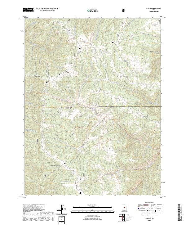 C Canyon topographic map thumbnail