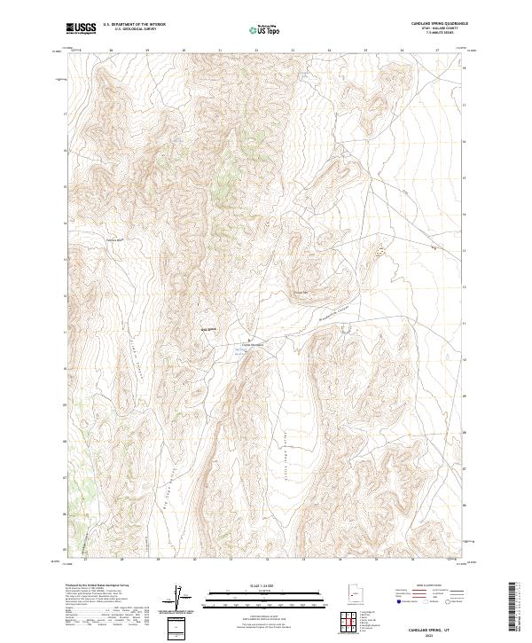 Candland Spring topographic map thumbnail