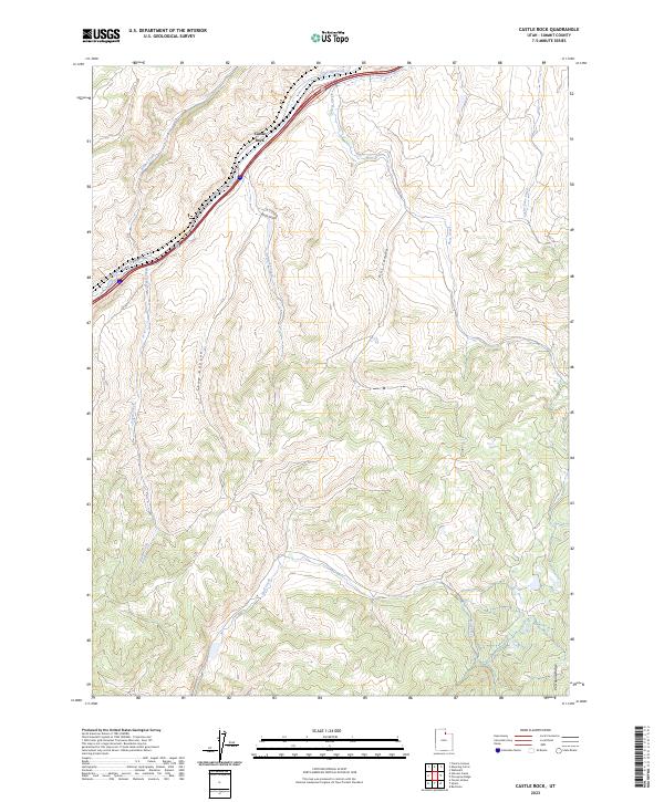 Castle Rock topographic map thumbnail