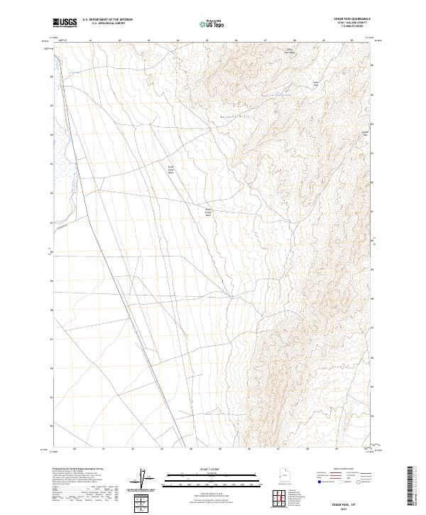 Cedar Pass topographic map thumbnail