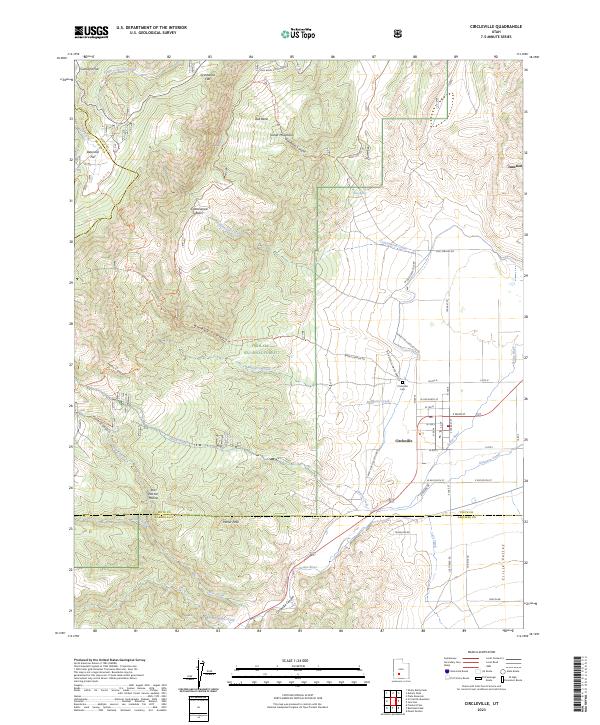 Circleville topographic map thumbnail