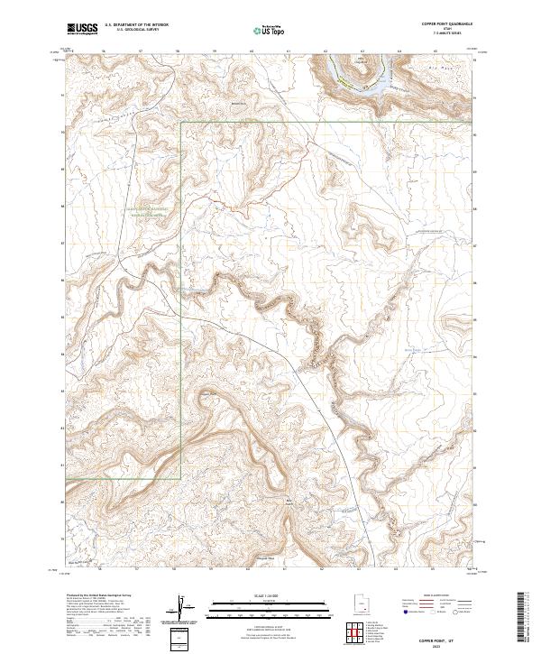 Copper Point topographic map thumbnail
