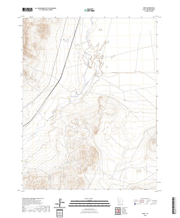 Cruz topographic map thumbnail