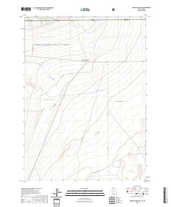 Curlew Junction topographic map thumbnail