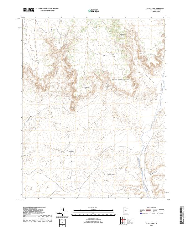 Cutler Point topographic map thumbnail
