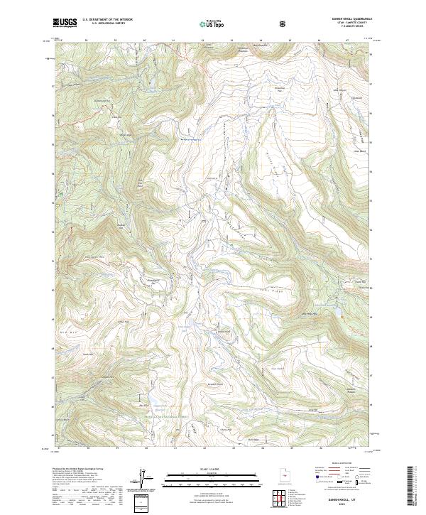Danish Knoll topographic map thumbnail