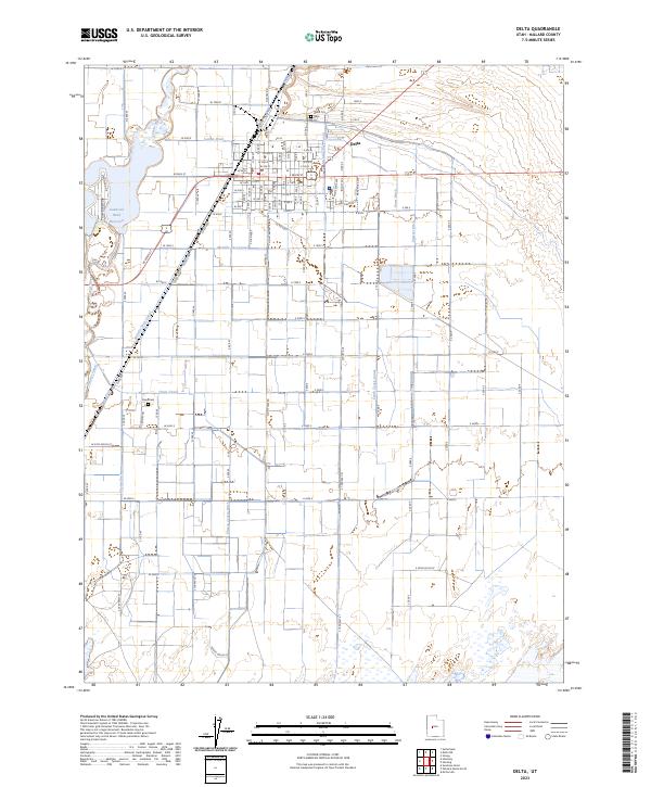 Delta topographic map thumbnail