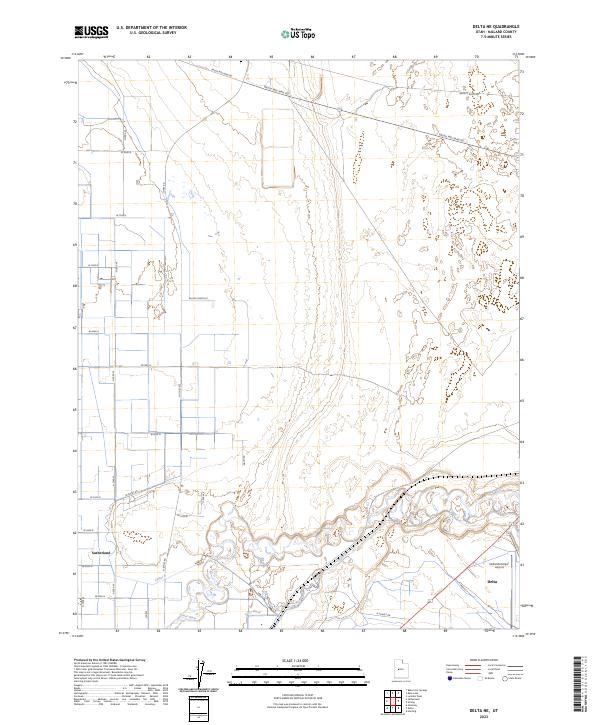 Delta NE topographic map thumbnail