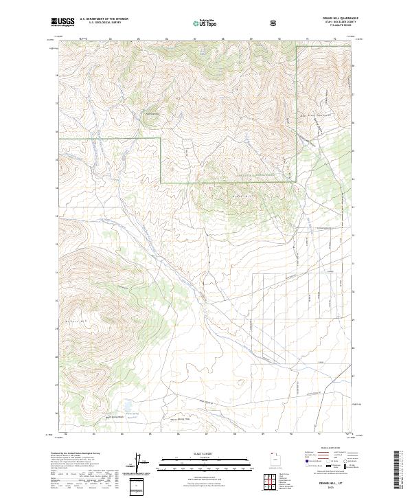 Dennis Hill topographic map thumbnail