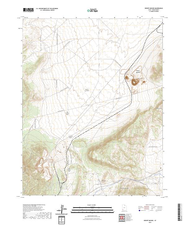 Desert Mound topographic map thumbnail