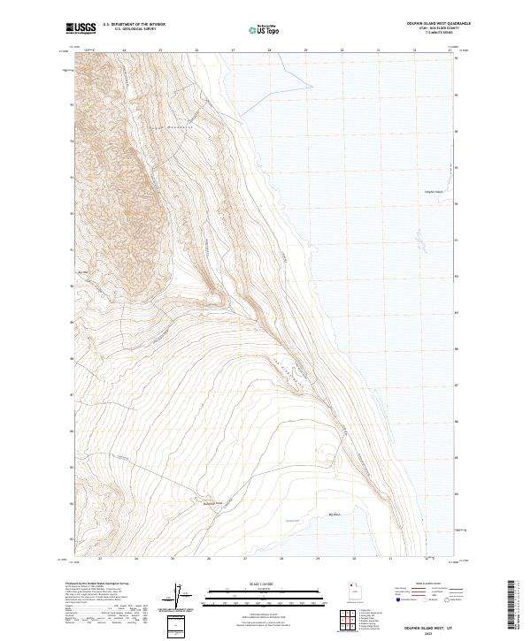 Dolphin Island West topographic map thumbnail