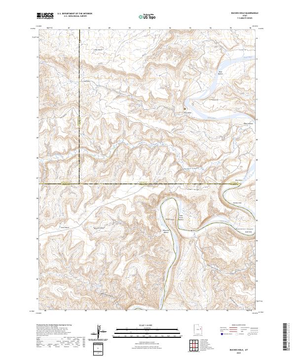 Duches Hole topographic map thumbnail