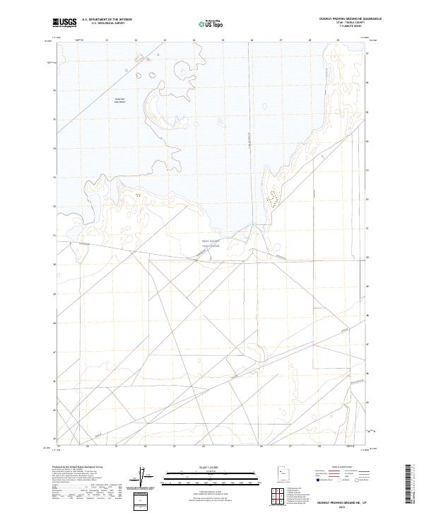Dugway Proving Ground NE topographic map thumbnail