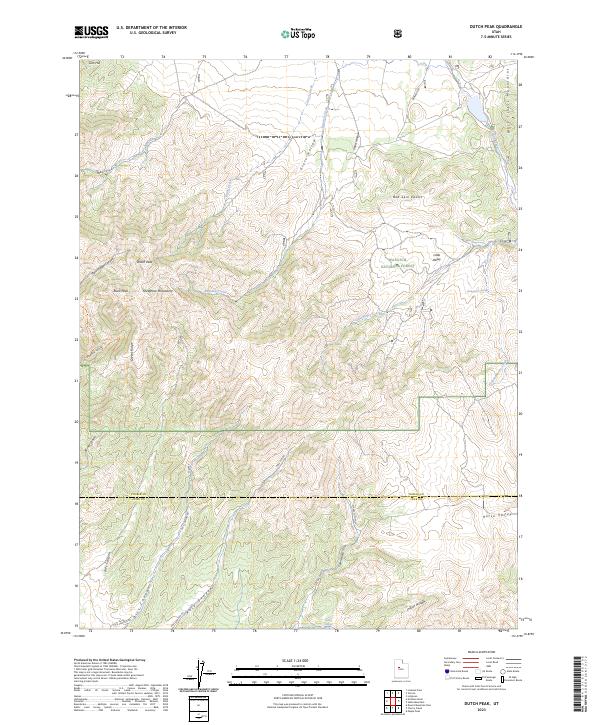 Dutch Peak topographic map thumbnail