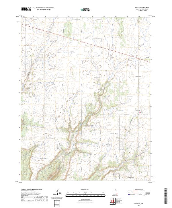 Eastland topographic map thumbnail