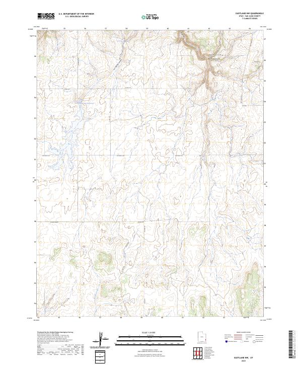 Eastland NW topographic map thumbnail