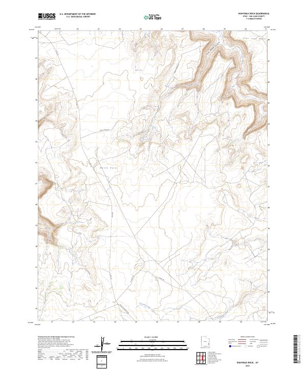 Eightmile Rock topographic map thumbnail