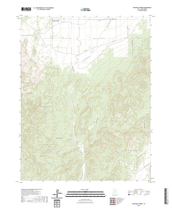 Eightmile Spring 2023 topographic map thumbnail