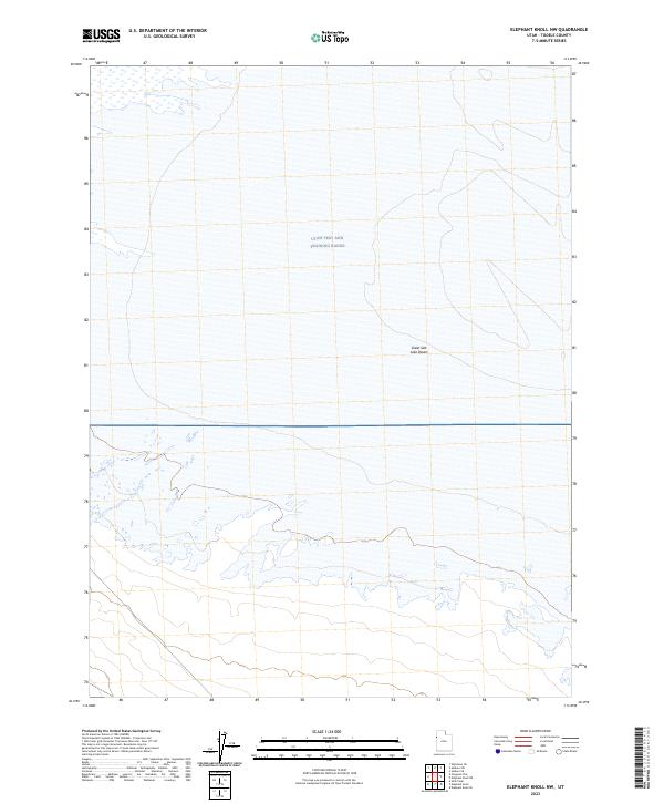 Elephant Knoll NW 2023 topographic map thumbnail