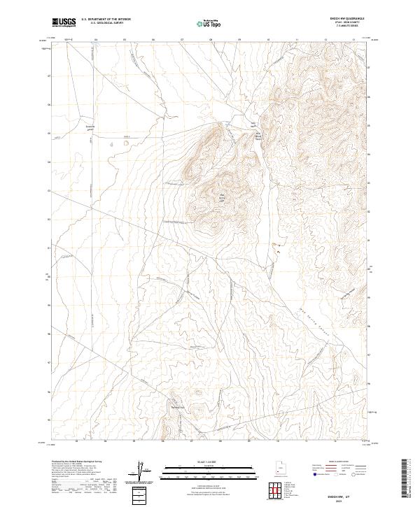 Enoch NW 2023 topographic map thumbnail