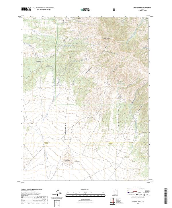 Erickson Knoll 2023 topographic map thumbnail
