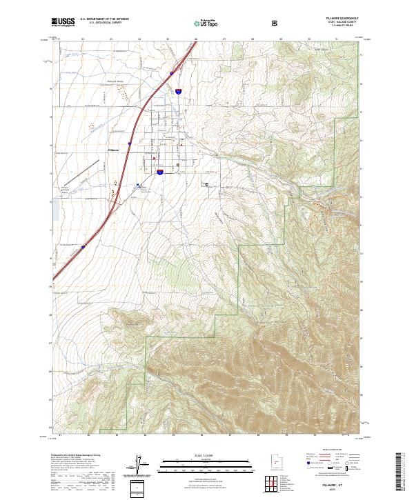 Fillmore 2023 topographic map thumbnail